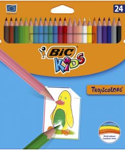 Farbičky BIC Tropicolors, 24 ks