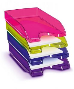 Odkladač Cep Happy transparentný modrý