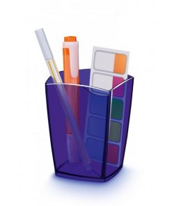 Stojan na perá Cep Happy transparetný modrý