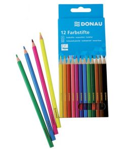 Farbičky DONAU, sada 12 ks