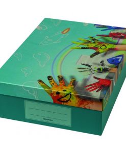 Krabica DONAU na školské potreby Painted hands