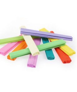 Krepový papier Gimboo 50 x 200 cm, mix pastelových farieb