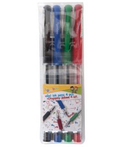 Gélové perá Gimboo 0,5mm klasické farby, 4 ks