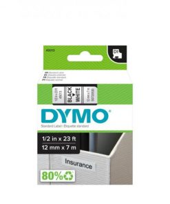 Samolepiaca páska Dymo D1 12 mm biela/čierna