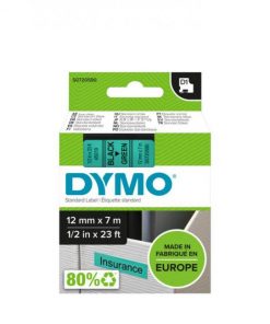 Samolepiaca páska Dymo D1 12 mm zelená/čierna