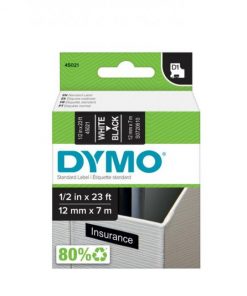 Samolepiaca páska Dymo D1 12 mm čierna/biela