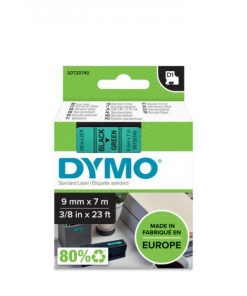 Samolepiaca páska Dymo D1 9 mm zelená/čierna