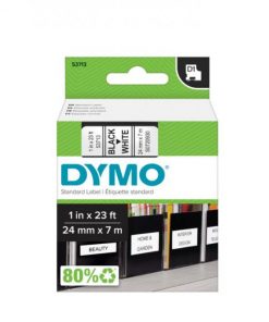 Samolepiaca páska Dymo D1 24 mm biela/čierna