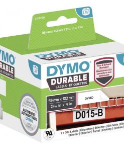 Samolepiace etikety Dymo LW 102x59mm polypropylénové s ochrannou vrstvou biele