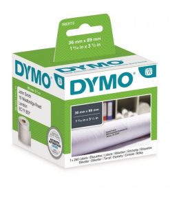 Samolepiace etikety Dymo LW 89x36mm adresné veľké biele 260ks