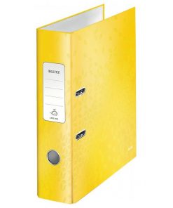 Zakladač pákový Leitz 180° WOW 8cm žltý
