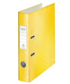 Zakladač pákový Leitz 180° WOW 5cm žltý