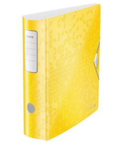 Zakladač pákový Leitz 180° Active WOW 8,2cm žltý