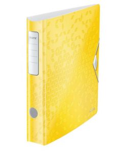 Zakladač pákový Leitz 180° Active WOW 6,5cm žltý