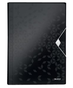 Aktovka plastová s priehradkami Leitz WOW čierna