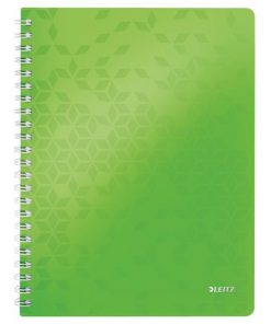 Blok poznámkový linajkový Leitz WOW A4 zelený