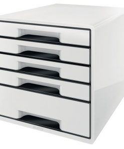 Zásuvkový box Leitz WOW čierny