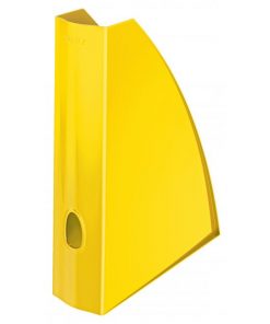 Stojan na časopisy Leitz WOW žltý