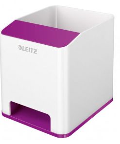 Stojan na perá hudobný Leitz WOW purpurový