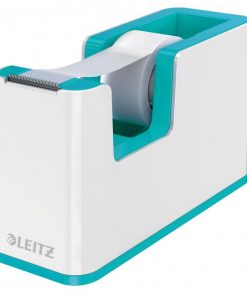 Dispenzor s páskou Leitz WOW biely/ľadovo modrý