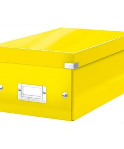 Krabica na DVD Click & Store WOW žltá