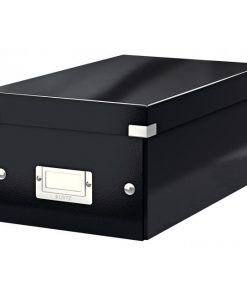 Krabica na DVD Click & Store čierna