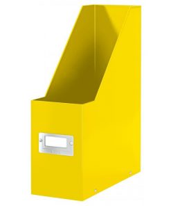 Stojan na časopisy Leitz Click & Store žltý