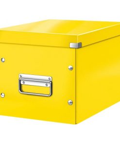 Štvorcová krabica A5 (M) Click & Store žltá