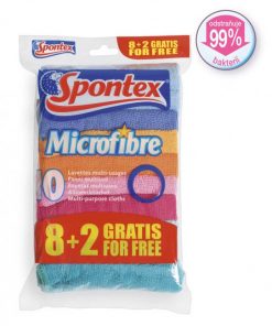 Utierky Spontex Microfibre 8 + 2 ZDARMA