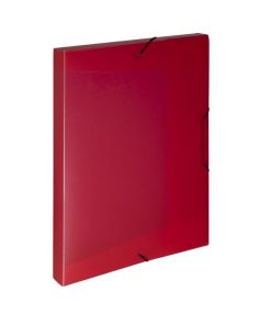 Plastový box s gumičkou Karton PP Opaline červený