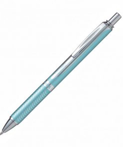 Gélový roller Pentel Energel Steel, svetlo modrý