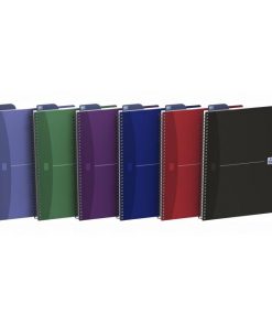 Blok Oxford Essentials, A4, 90 listov, linajkový, mix farieb