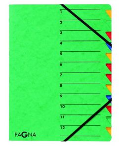 Triediaca zložka 12 PAGNA Easy zelená