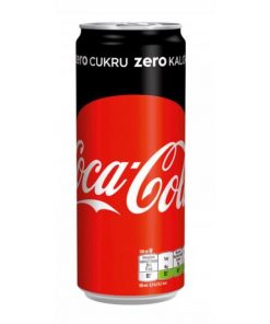 Coca Cola Zero plechovka 24 x 0,33 ℓ