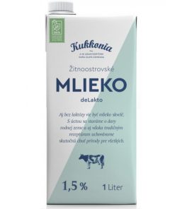 Trvanlivé mlieko Žitnoostrovské Kukkonia bezlaktózové 1,5% 1 ℓ