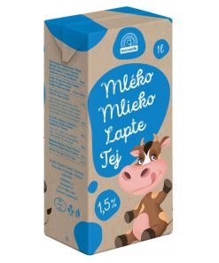 Trvanlivé mlieko Euromilk polotučné 1,5% 1 ℓ