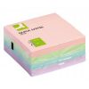 Samolepiaci bloček Q-CONNECT 76x76 mm, 400 l, pastelová