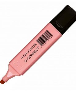 Zvýrazňovač Q-CONNECT pastel ružový