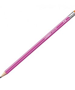 Ceruzka STABILO 160 HB s gumou ružová 12ks