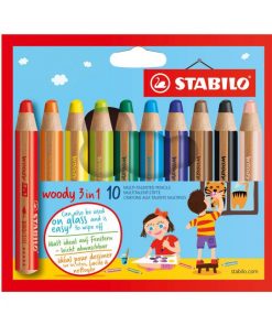 Farbičky STABILO woody 3 in1 10ks