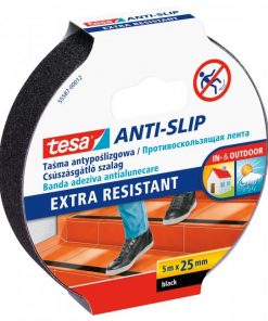 Protišmyková páska Tesa 25 mm x 5 m čierna