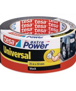 Textilná páska TESA silne lepiaca čierna 50 mm x 25 m