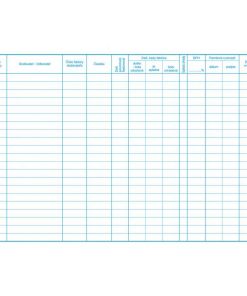 Kniha došlých a odoslaných faktúr, A4, 30 listov