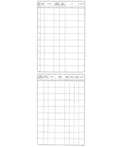Registratúrny denník, tvrdá väzba, A4, 96 listov