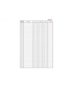 Pokladničná kniha, A4, číslovaná, bez priepisu, 50 listov