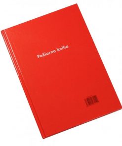 Požiarna kniha, A4, tvrdá väzba, 96 listov