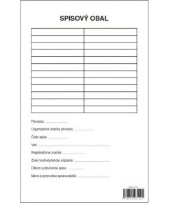 Spisový obal, A4 dvojlist, 500 ks