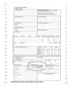 CMR-5 listov, A4, samoprepis na tabelačnom papieri SK/DE, 350 ks