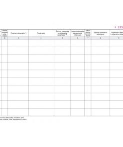 Kniha evidencie reklamácií, A4, 30 listov