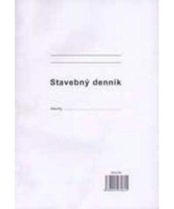 Stavebný denník, A4, 25x3+8 listov, samoprepis, číslovaný